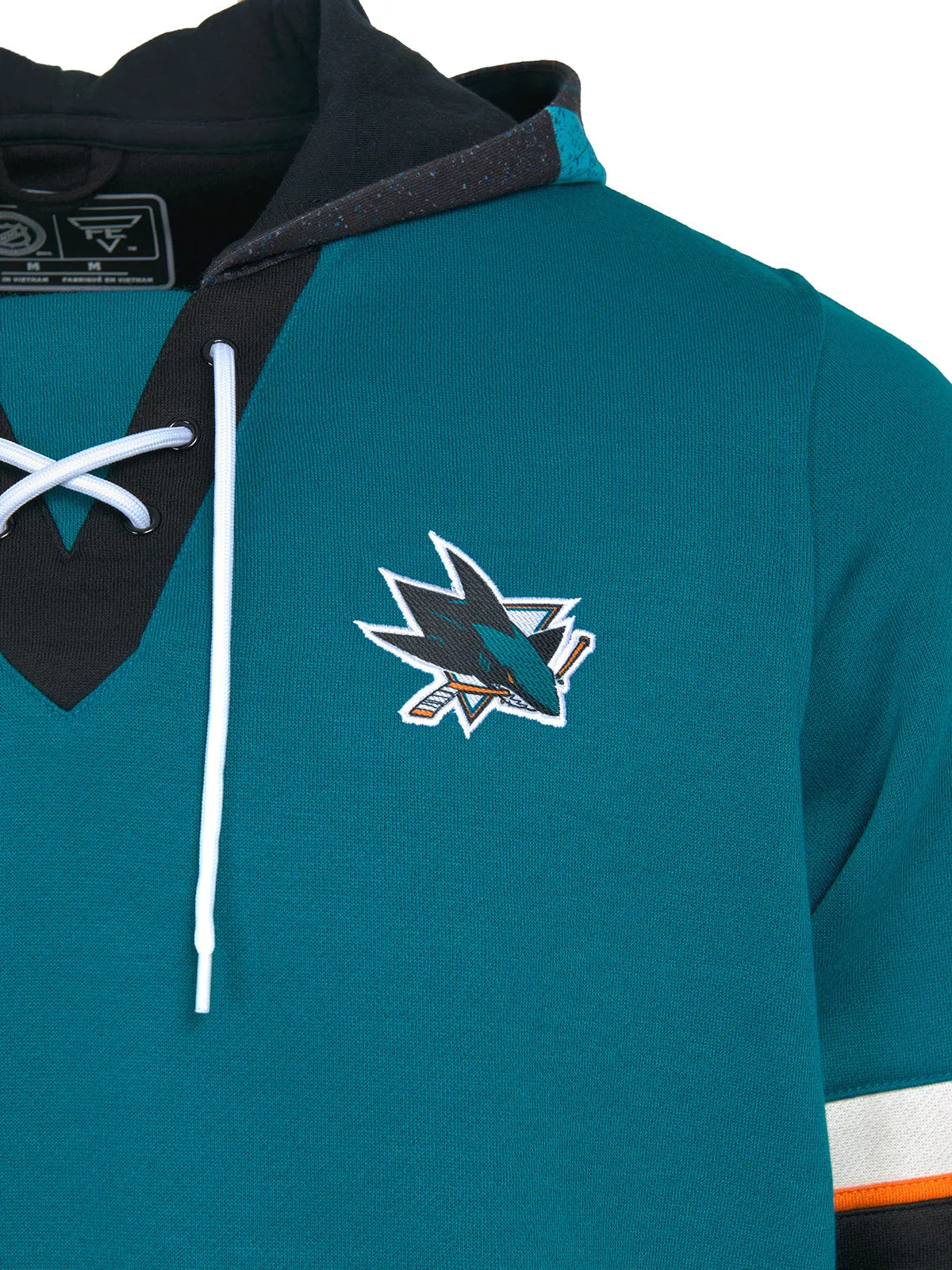 San Jose Sharks Lace-Up Hoodie