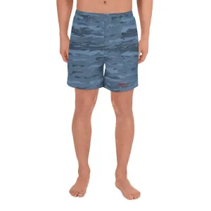 Steel Blue Camouflage Lava Mens Shorts