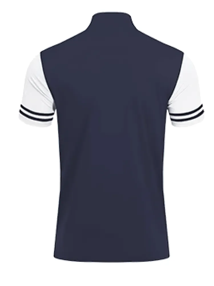 Stylish Men's Sports Polo T-Shirt with Zipper - SF2162