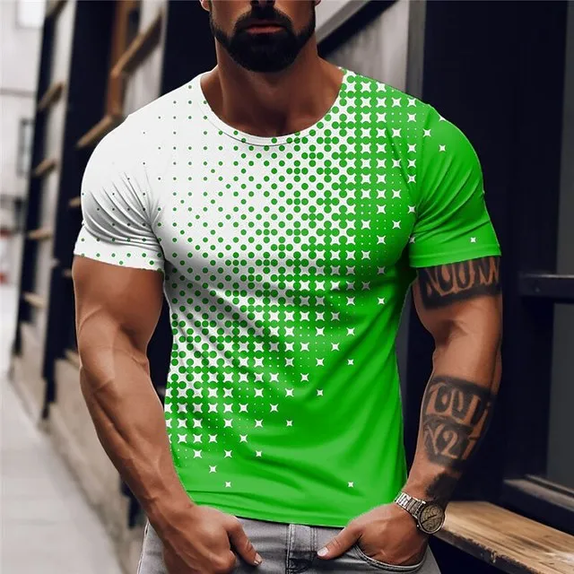 Summer Quick Drying Material Sports T-shirt Outdoor Running T-shirt Men