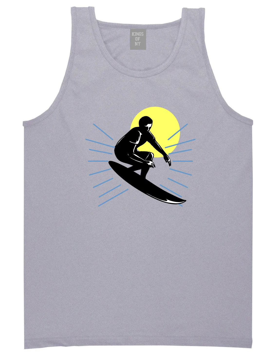 Surfing Surfer Mens Tank Top Shirt