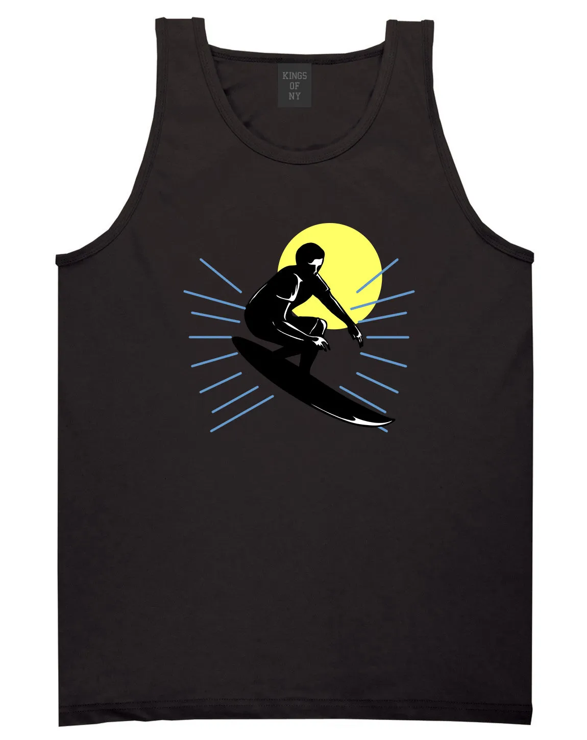 Surfing Surfer Mens Tank Top Shirt