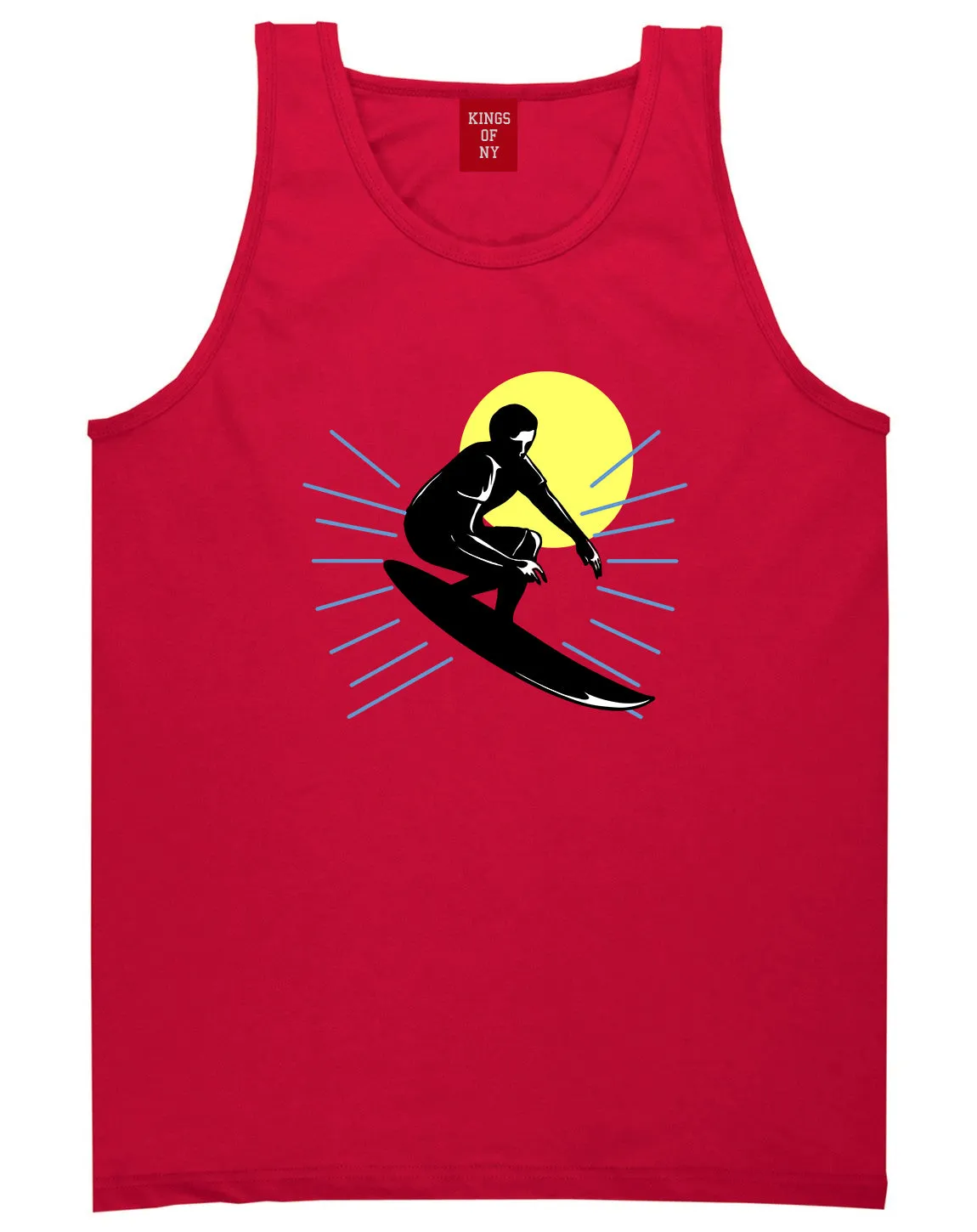 Surfing Surfer Mens Tank Top Shirt