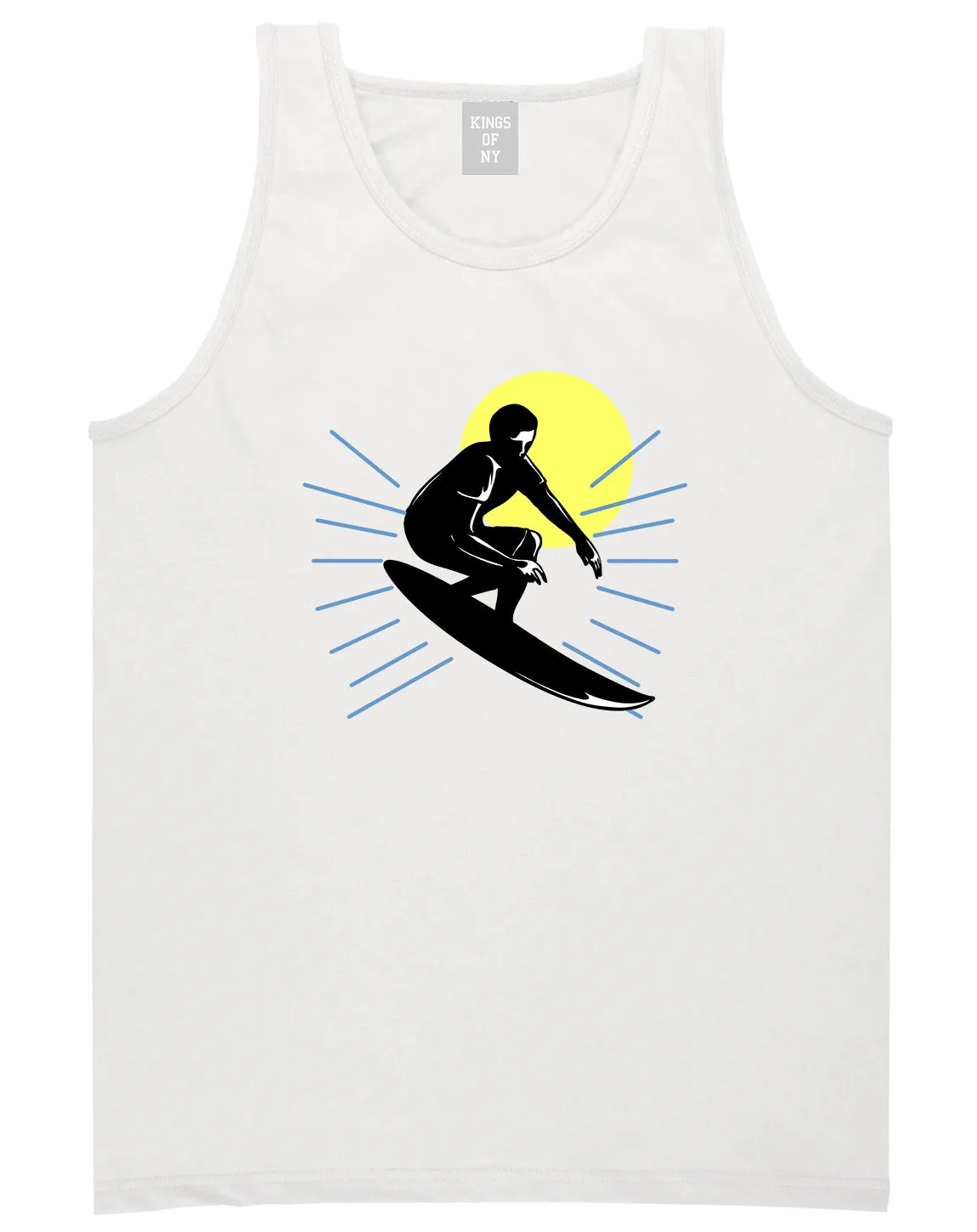 Surfing Surfer Mens Tank Top Shirt