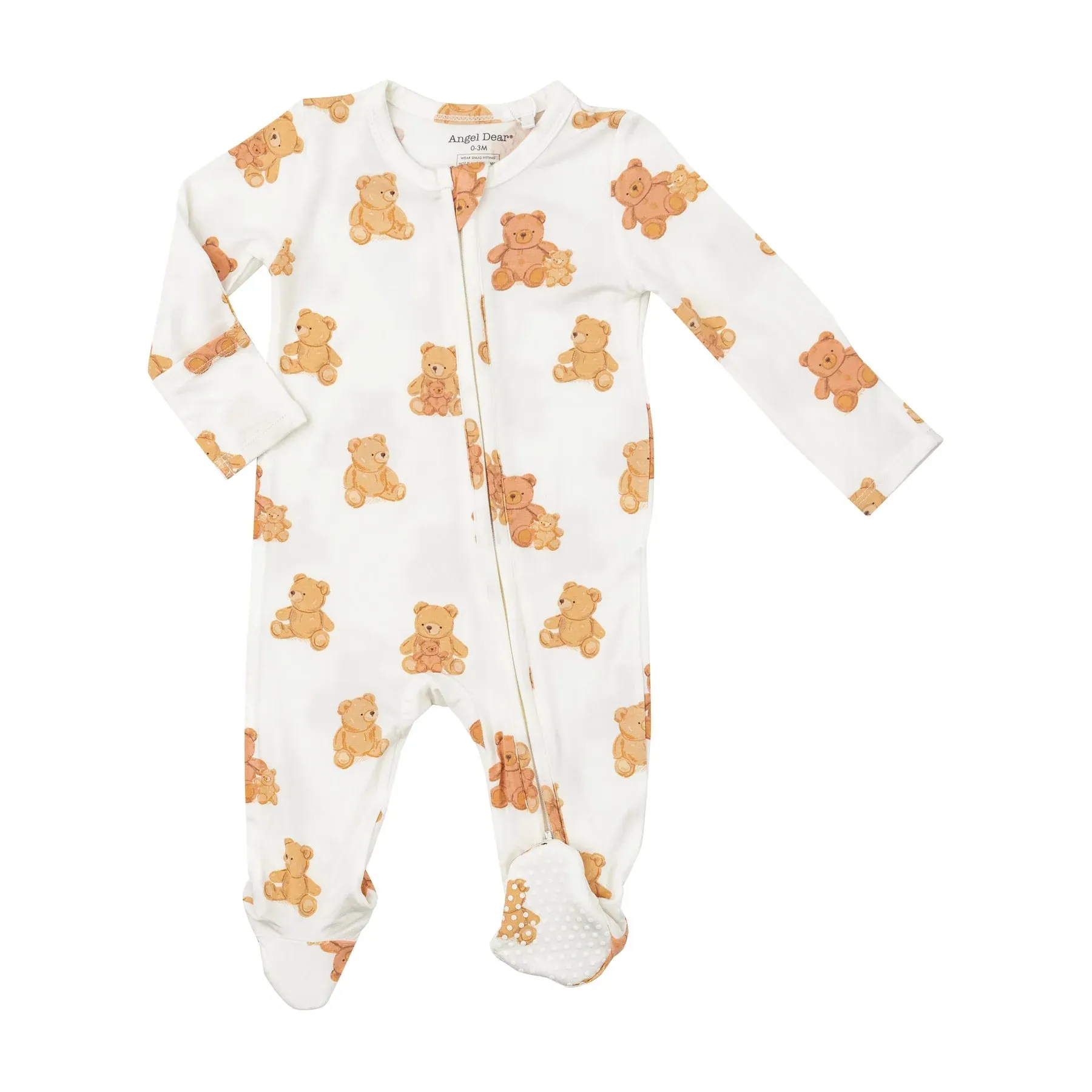 Teddy Bears 2 Way Zipper Footie