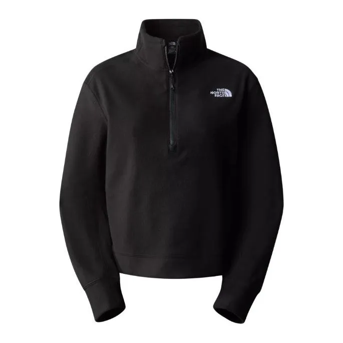 The North Face Womens 100 Glacier 1/4 Zip Black