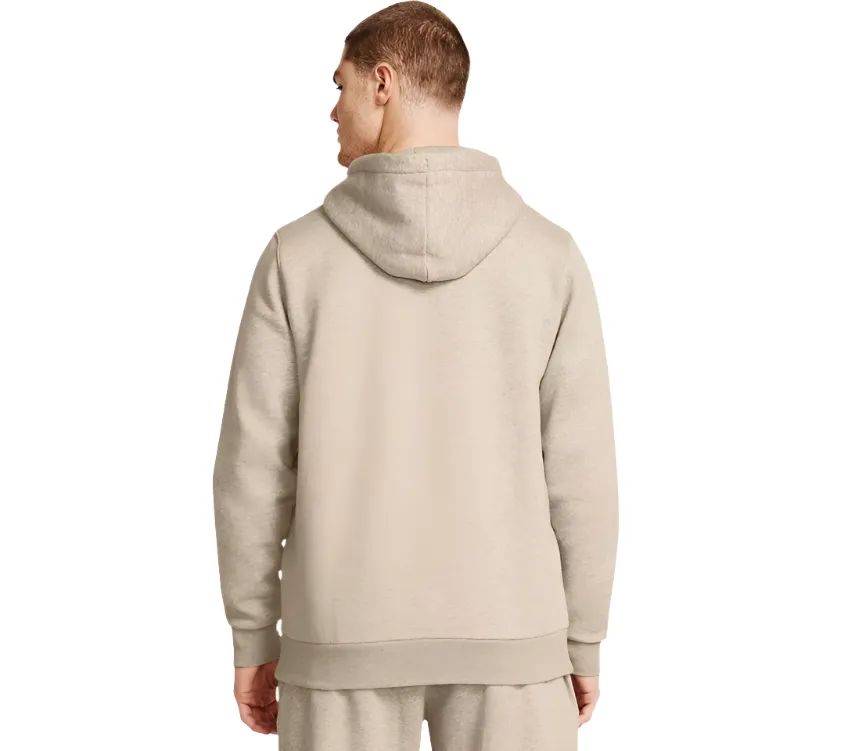 Under Armour Mens Essentials Fleece Hoodie Timberwolf Taupe