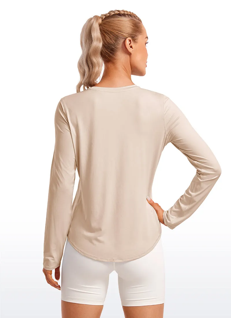 UPF 50  Lightweight Long Sleeves High Neck