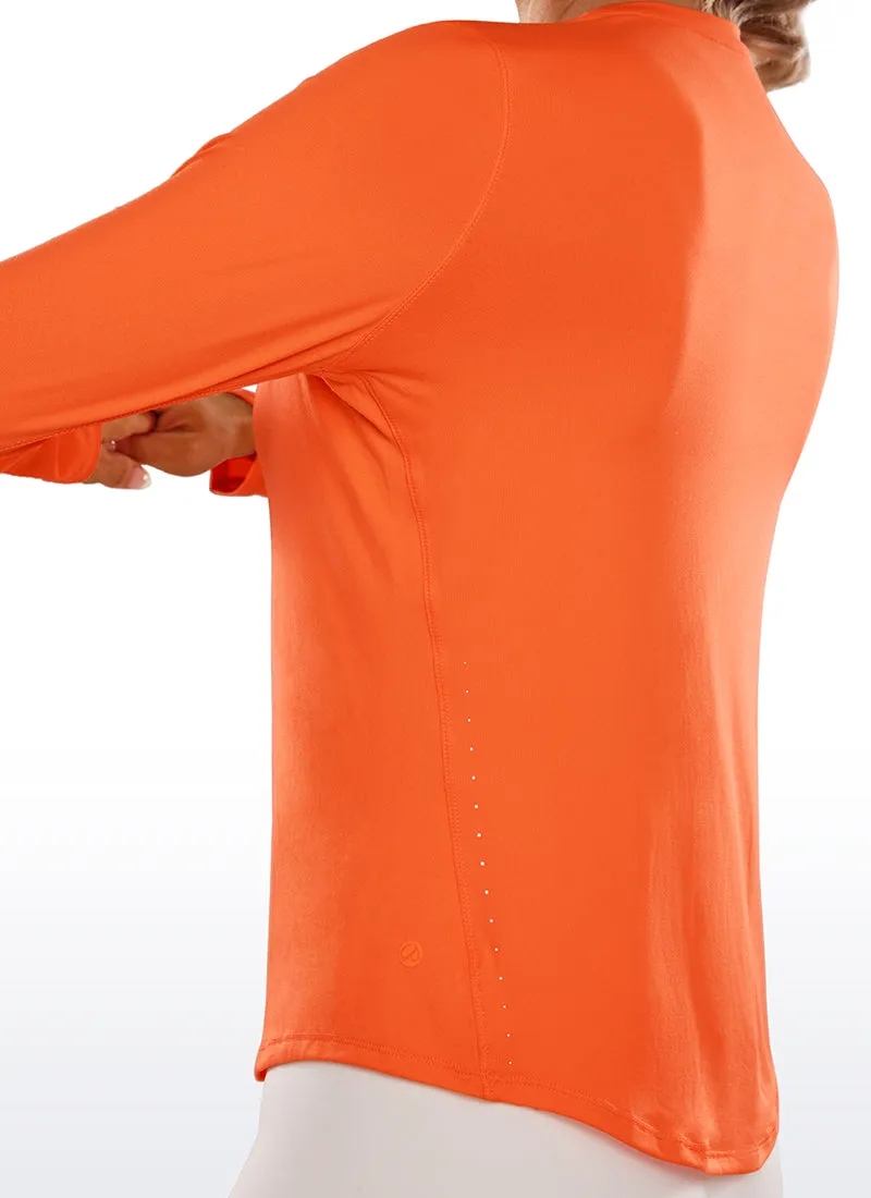 UPF 50  Lightweight Long Sleeves High Neck