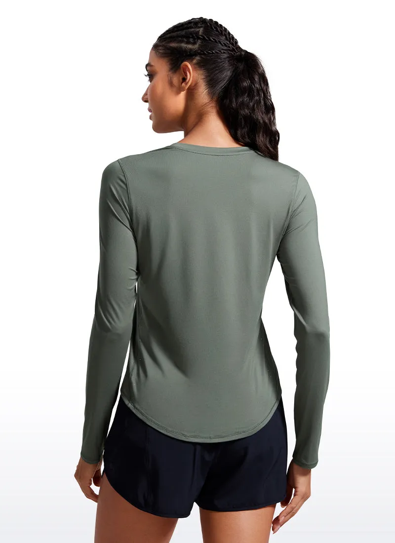 UPF 50  Lightweight Long Sleeves High Neck