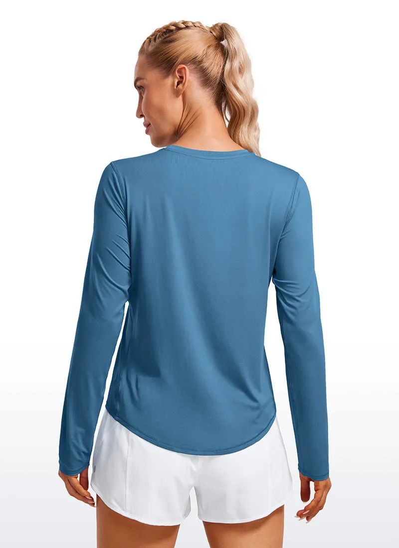 UPF 50  Lightweight Long Sleeves High Neck