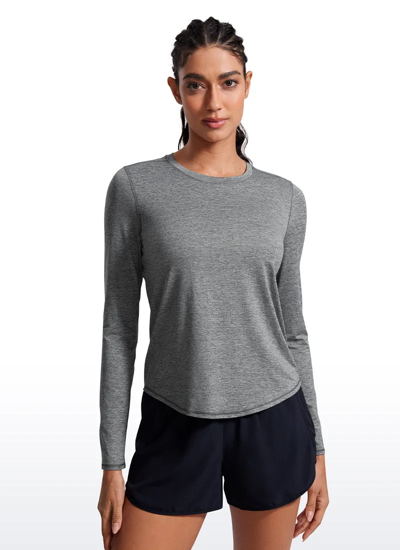 UPF 50  Lightweight Long Sleeves High Neck