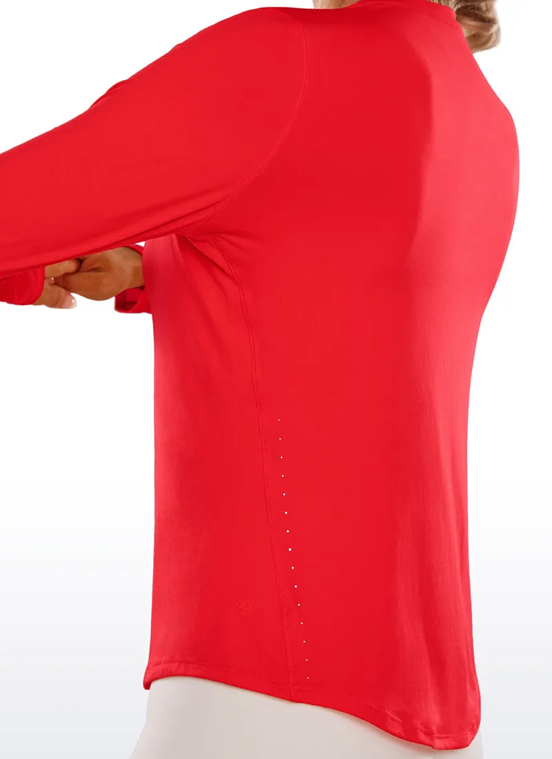 UPF 50  Lightweight Long Sleeves High Neck