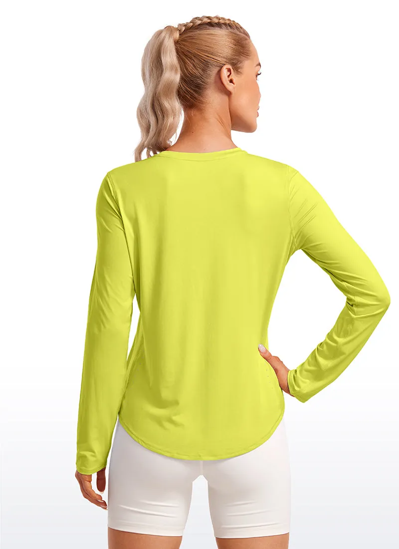 UPF 50  Lightweight Long Sleeves High Neck