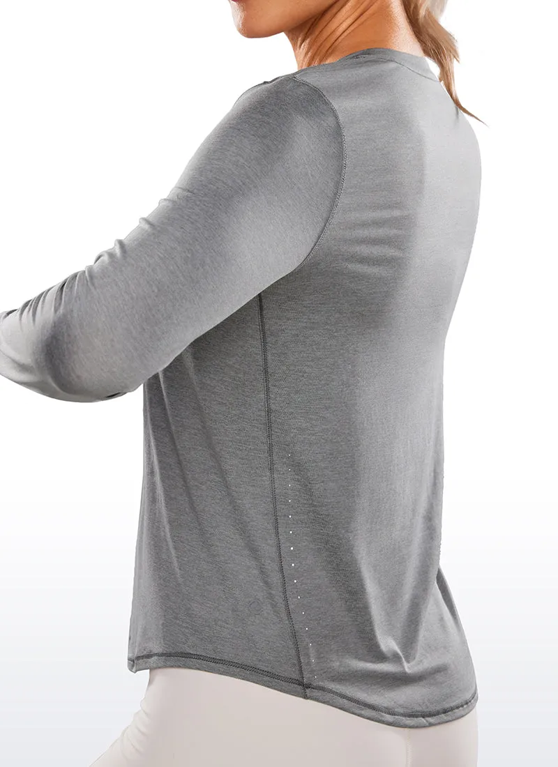 UPF 50  Lightweight Long Sleeves High Neck