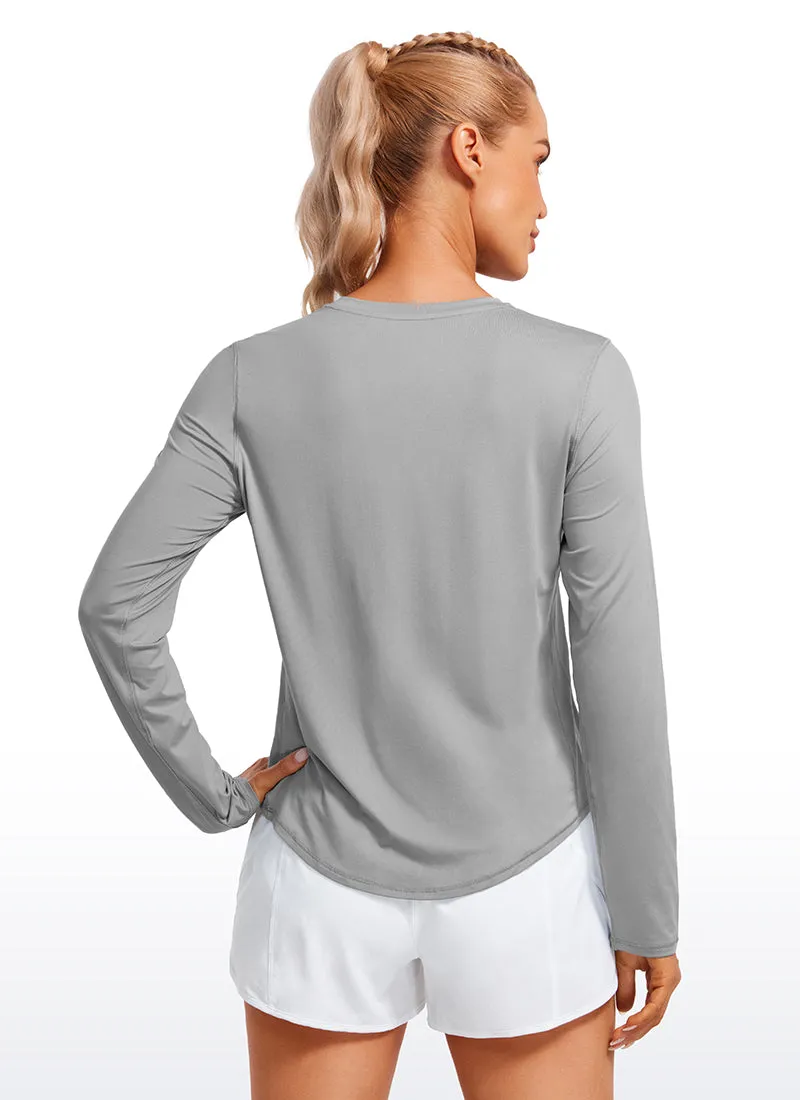 UPF 50  Lightweight Long Sleeves High Neck