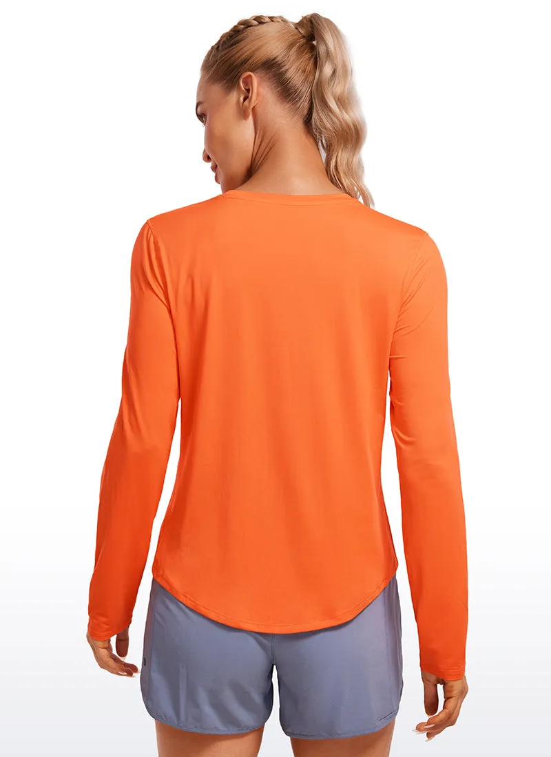 UPF 50  Lightweight Long Sleeves High Neck