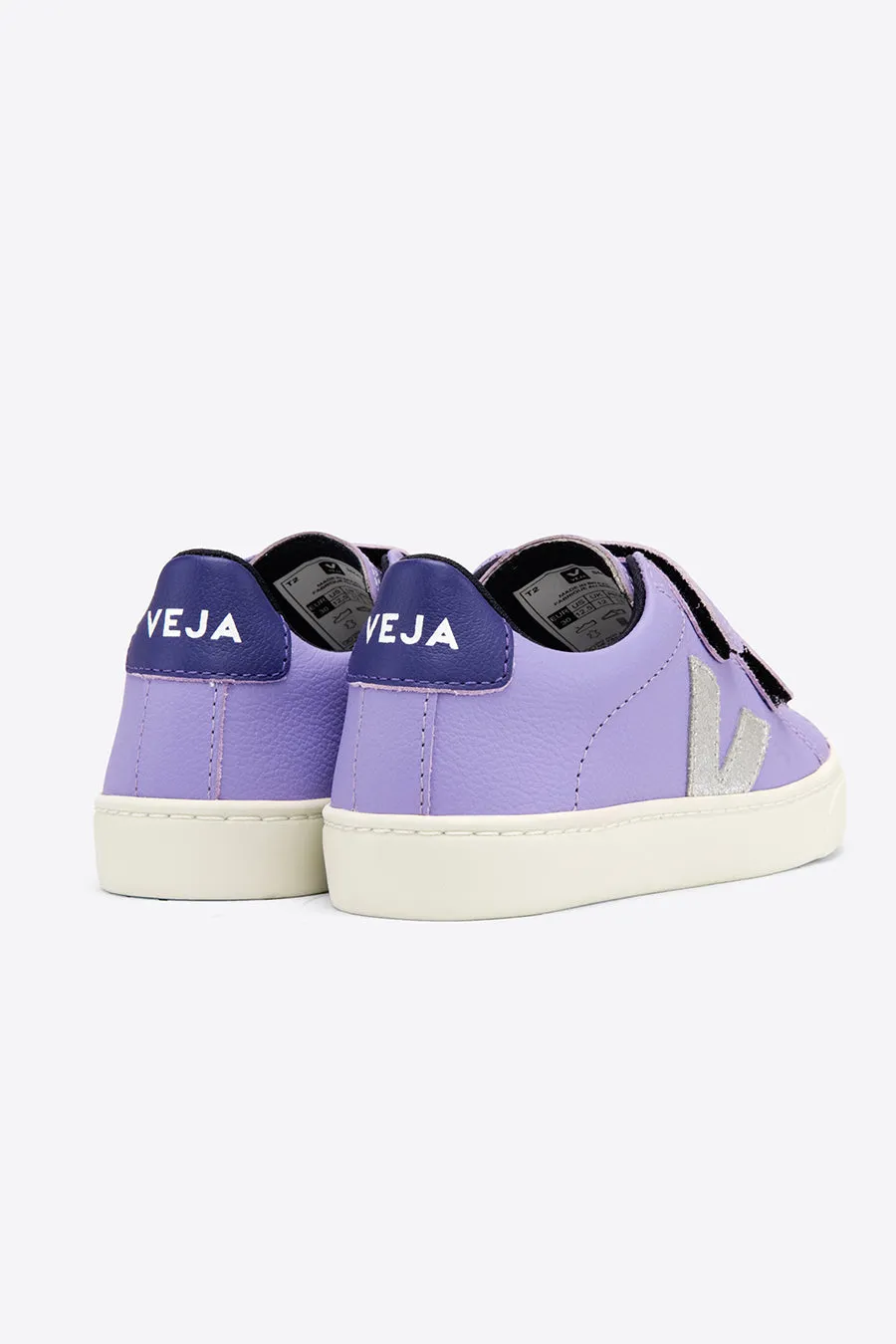 Veja Esplar Velcro Kids Shoes - Solid Lavender