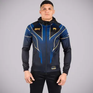 Venum UFC Authentic Fight Night 2.0 Walkout Hoodie Blue/Black/Gold