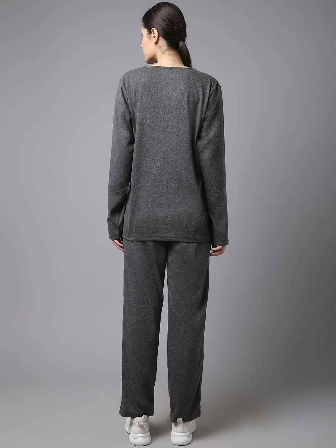 Vimal Jonney Cotton Anthracite Tracksuit for Women