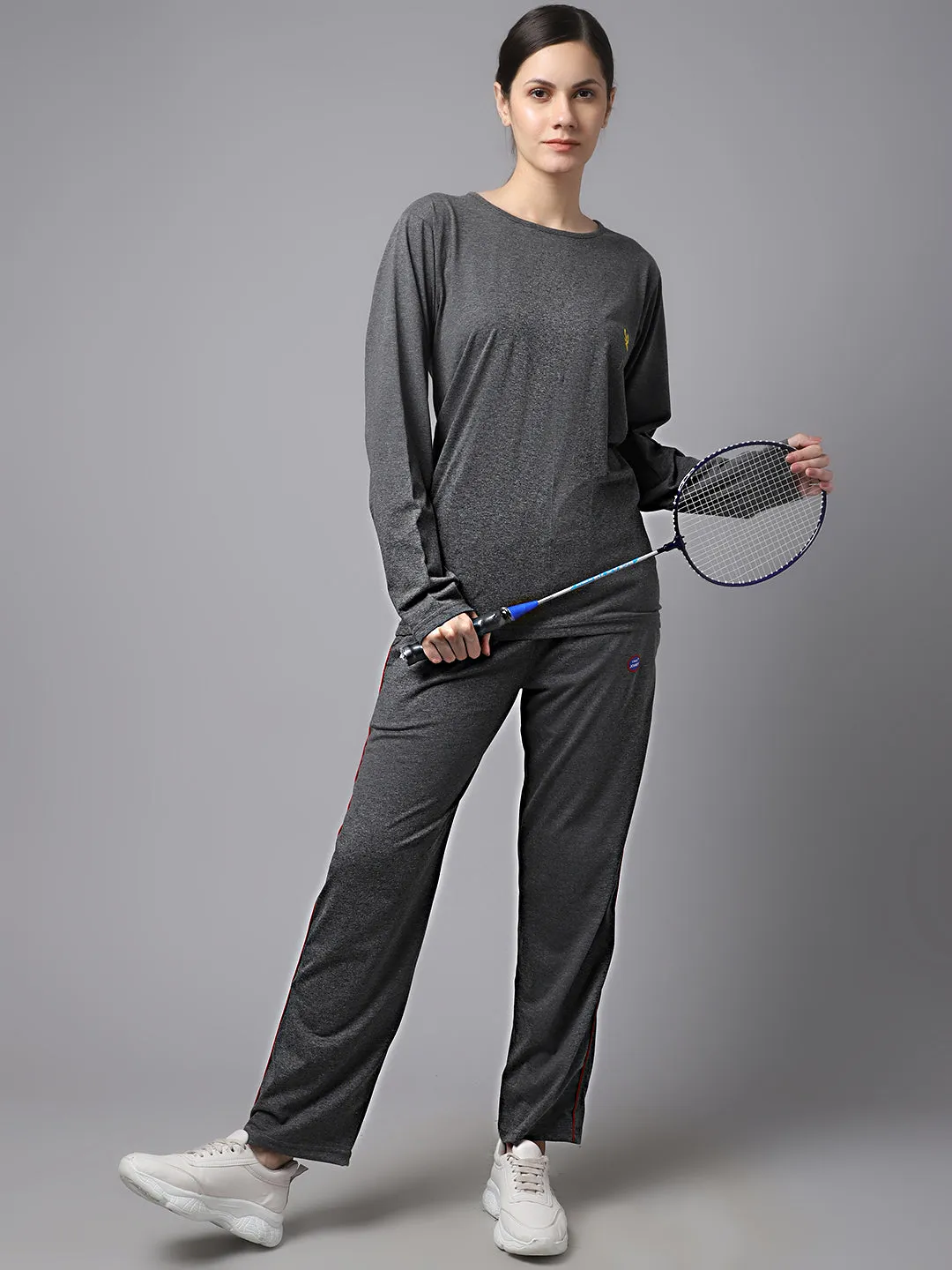 Vimal Jonney Cotton Anthracite Tracksuit for Women