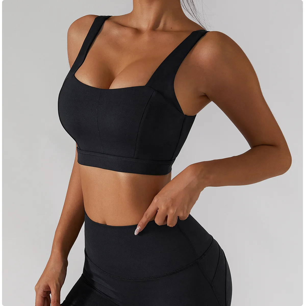 Wholesale Fitness Seamless Yoga Set