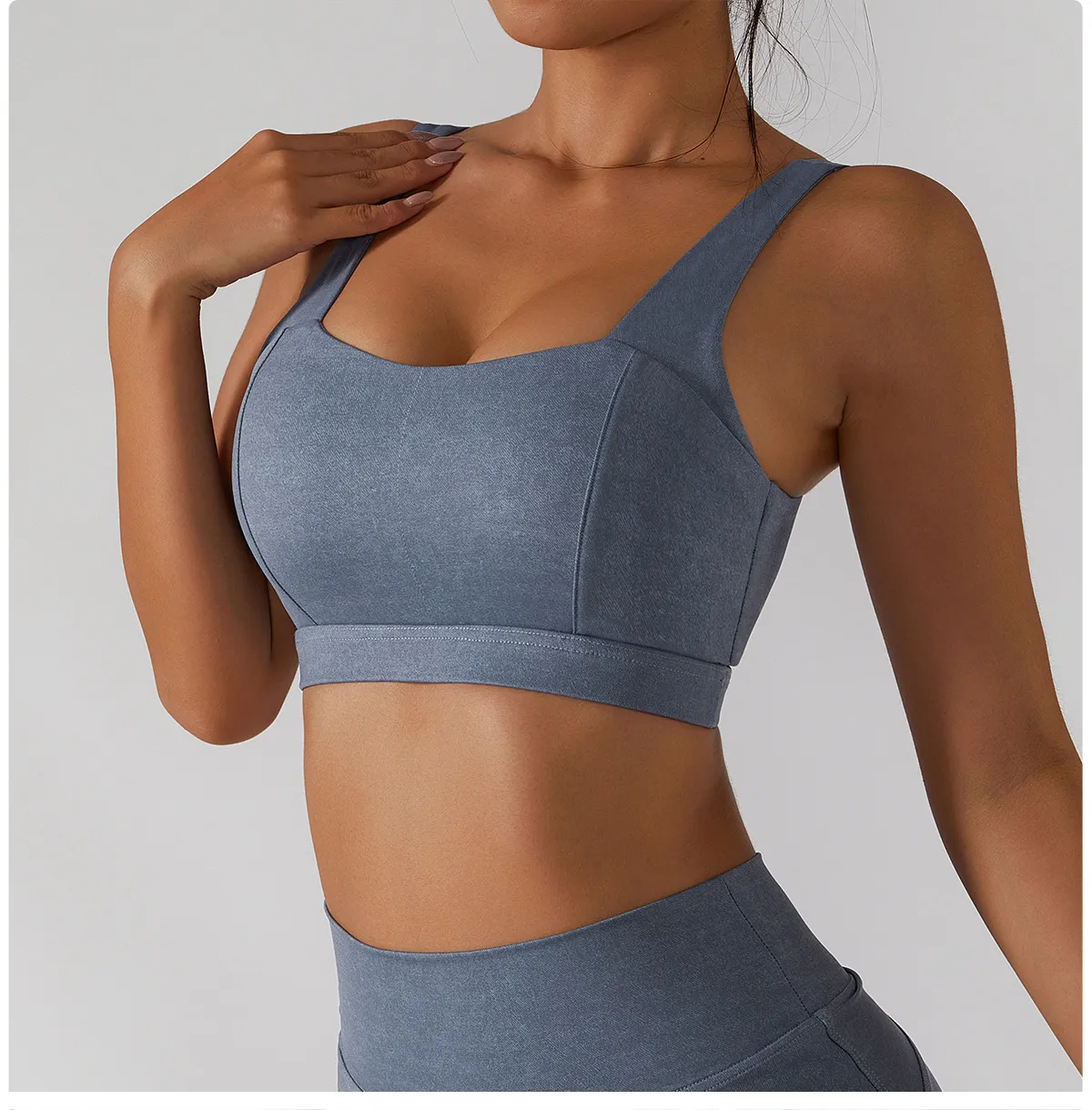 Wholesale Fitness Seamless Yoga Set