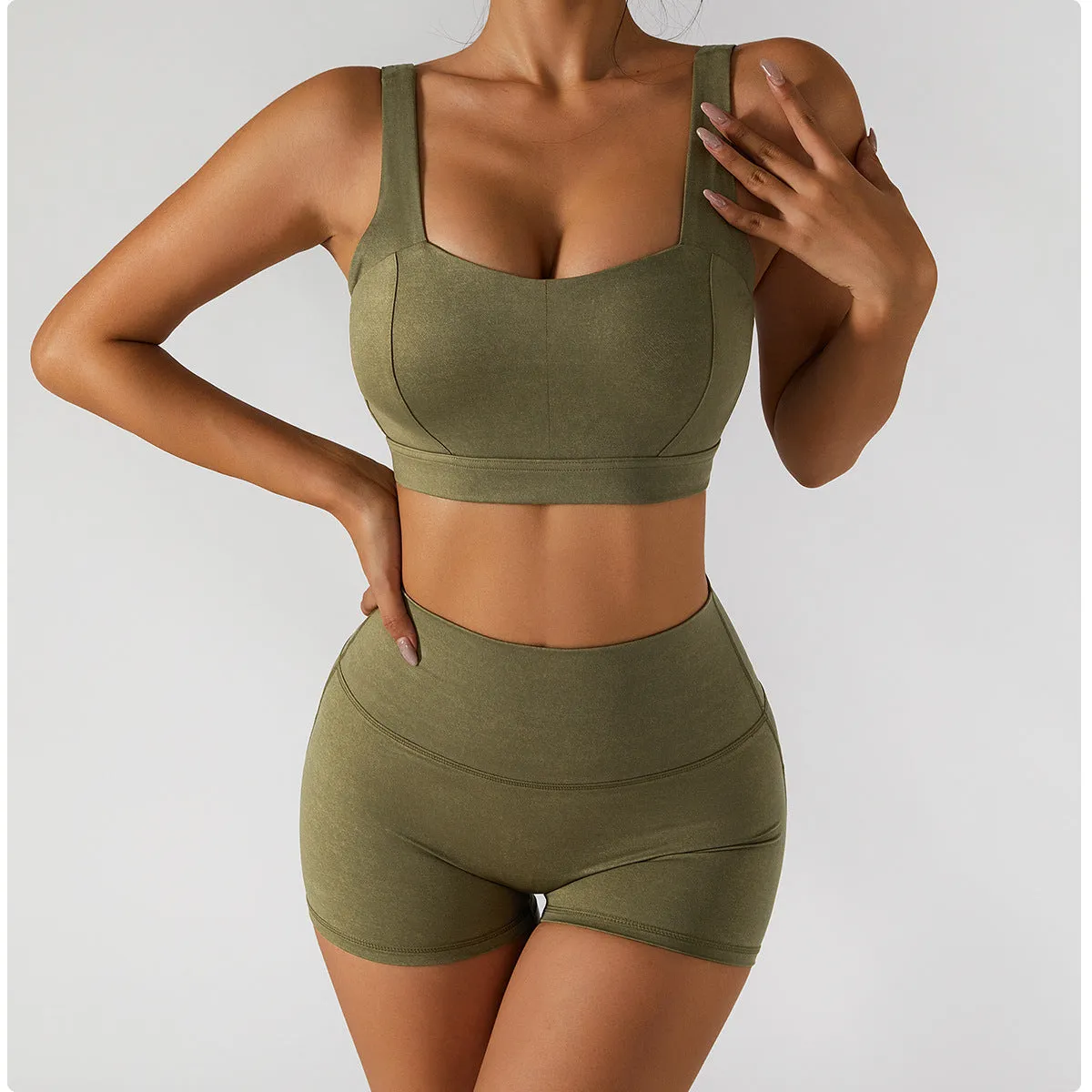 Wholesale Fitness Seamless Yoga Set