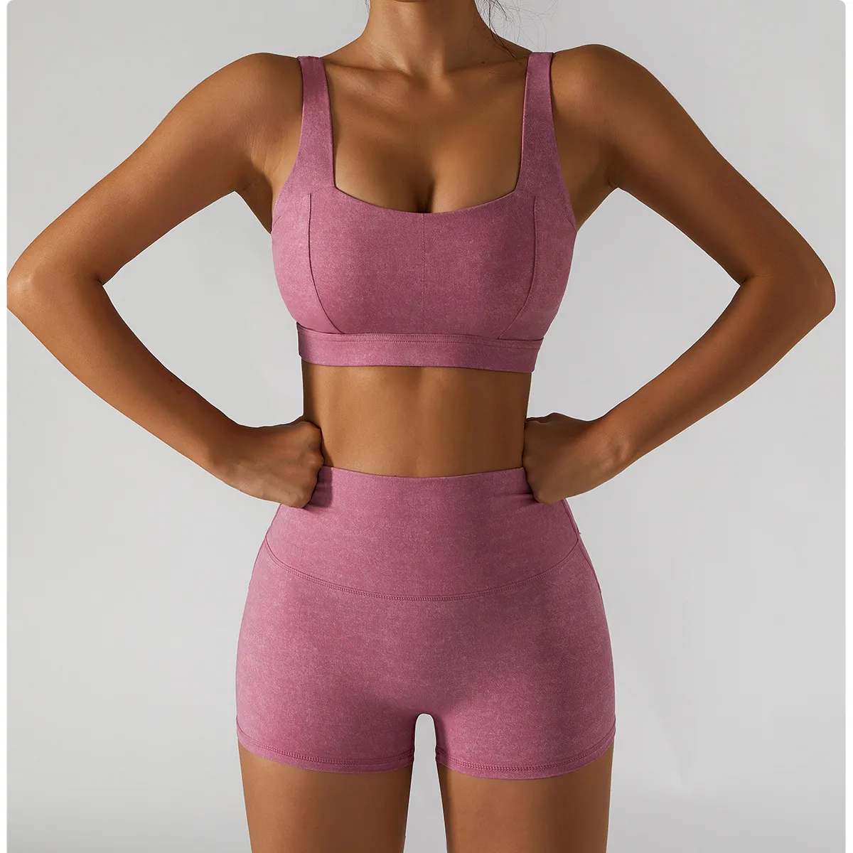 Wholesale Fitness Seamless Yoga Set