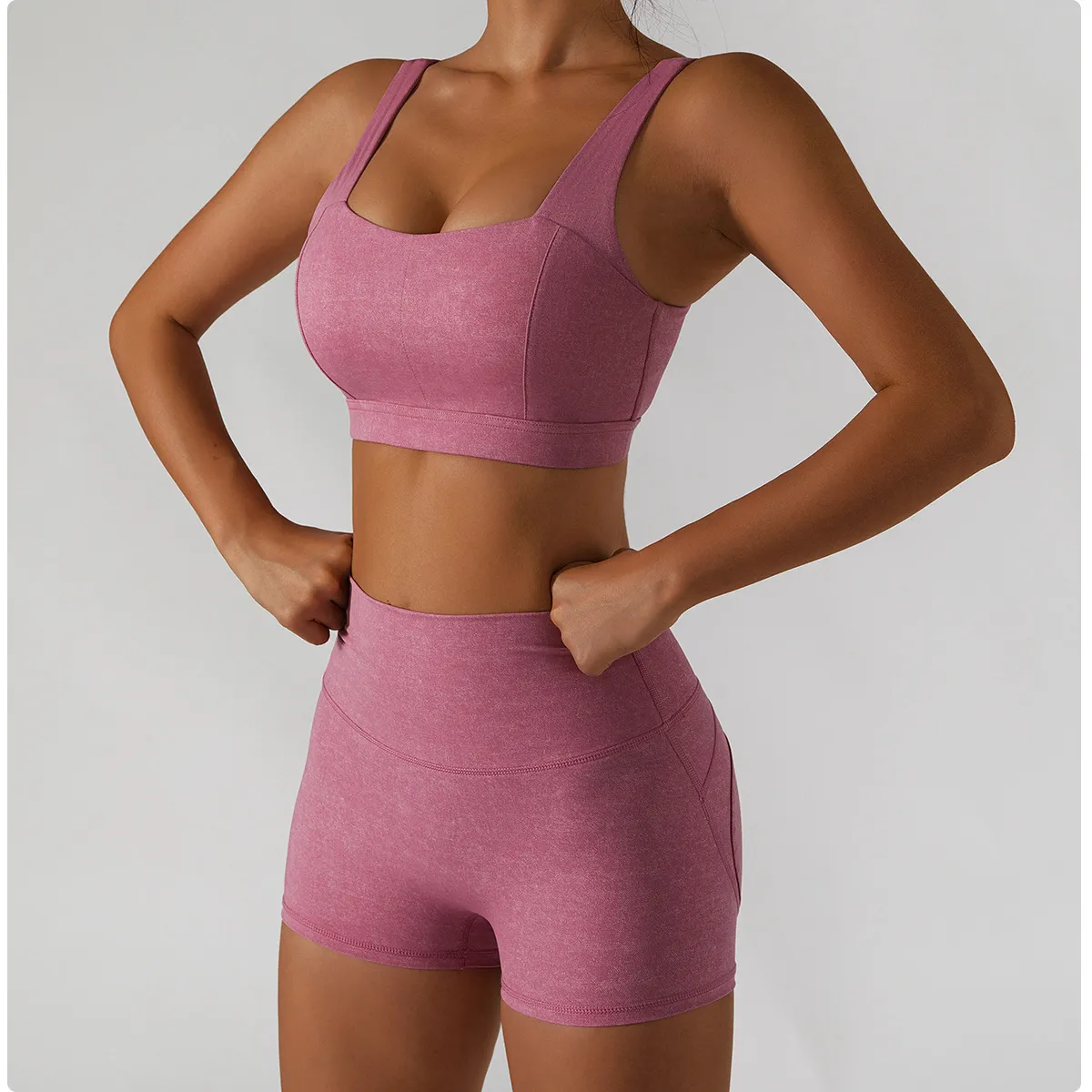 Wholesale Fitness Seamless Yoga Set