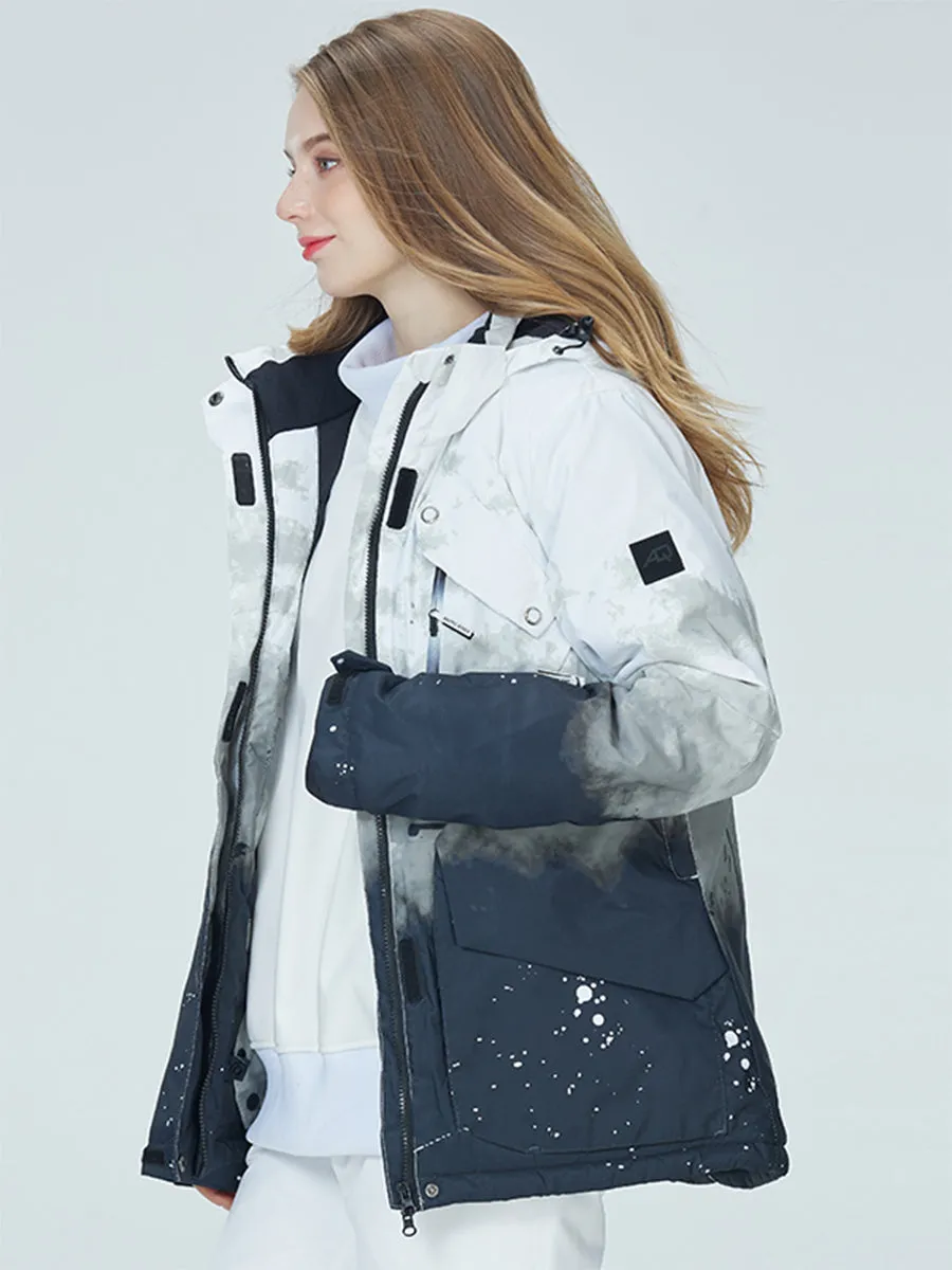 Windproof Women Insulated Ski Jacket